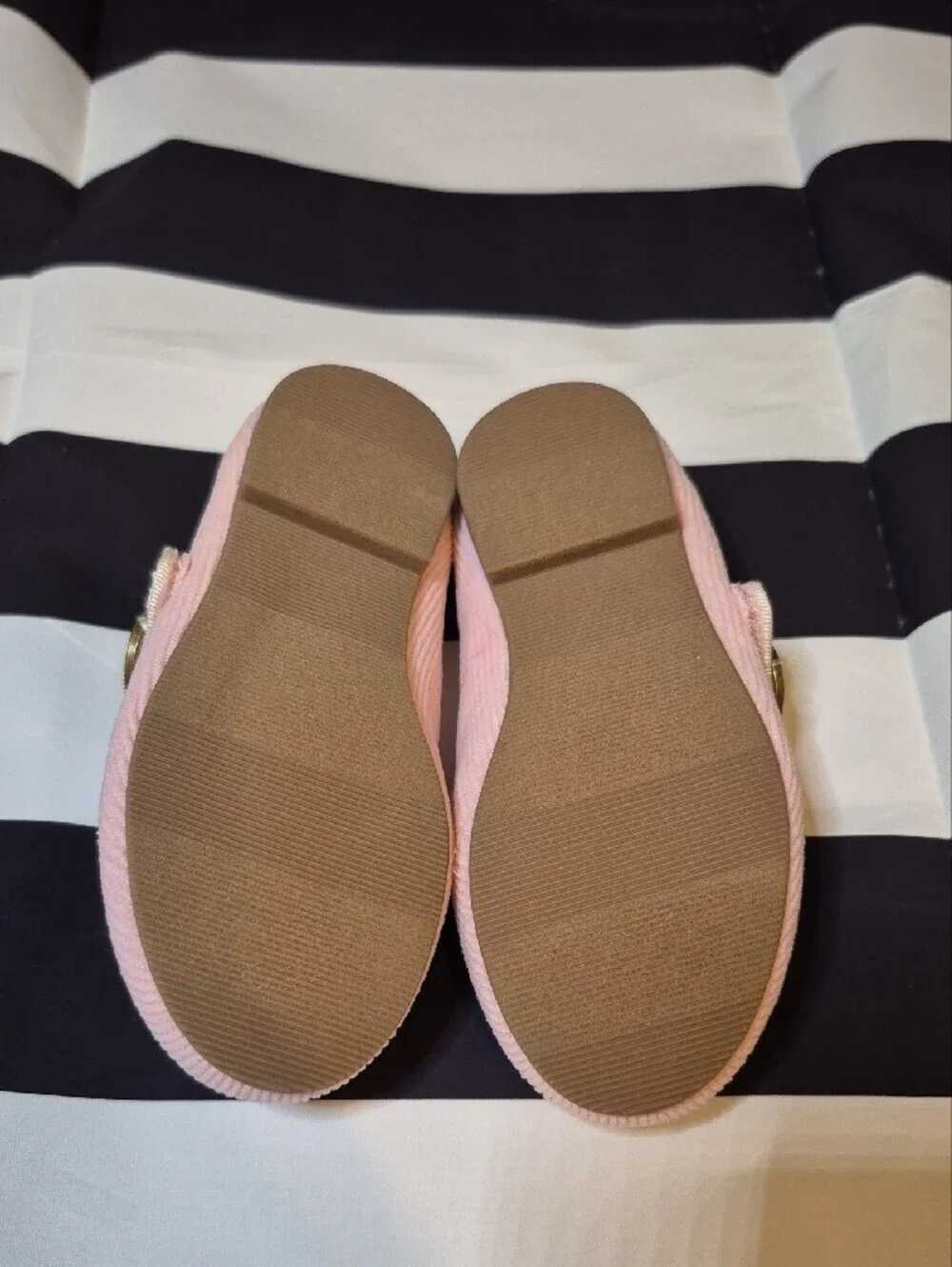 Girls White Easter Bunny Mary Janes & Pink Cordoroy Mary Janes Mules